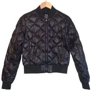 TNA Quilted Bomber Jacket Size Small